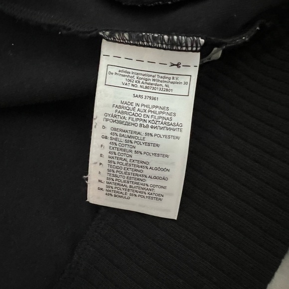 Adidas black zipper Jacket in Size XS - Picture 9 of 10